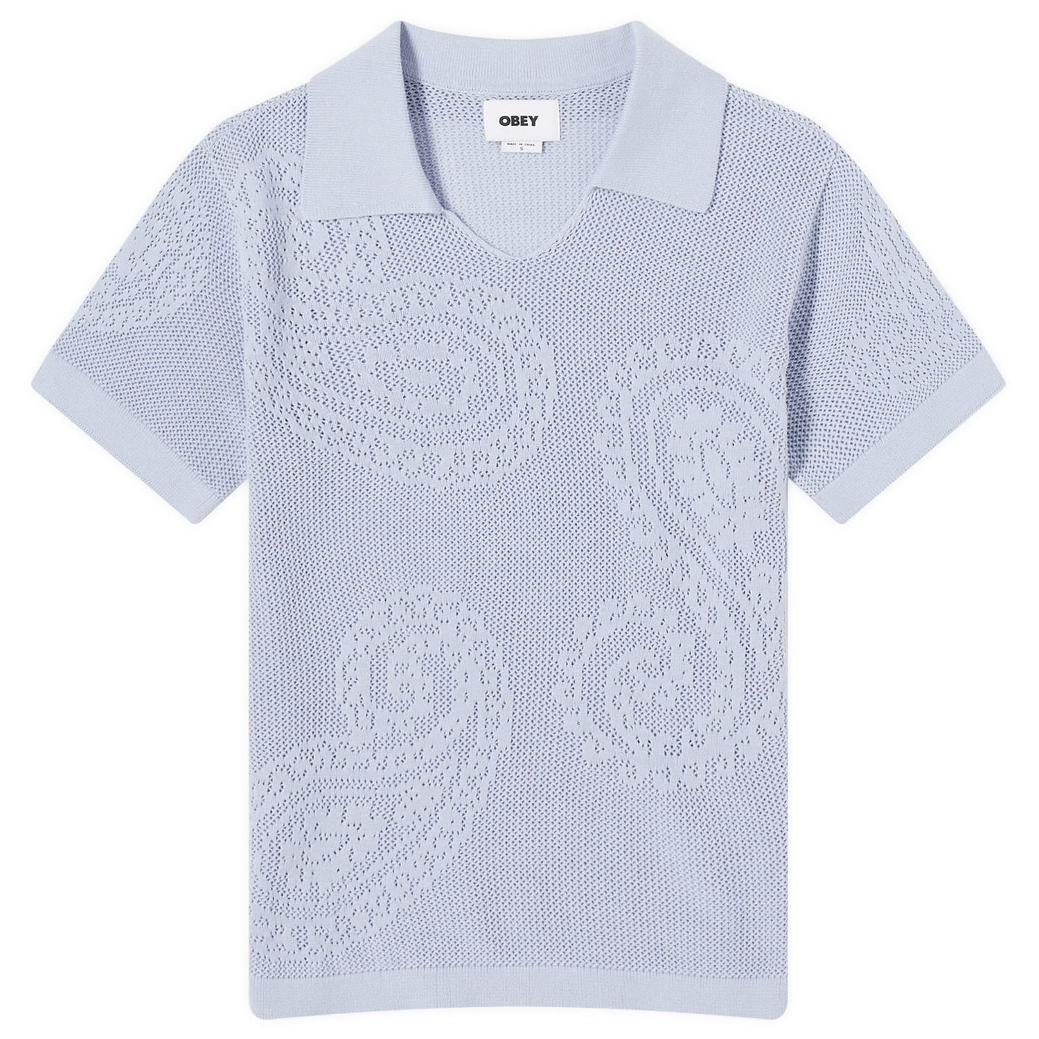 Skjorte OBEY Briana Open Knit Blå | 251000118-HDR, 0