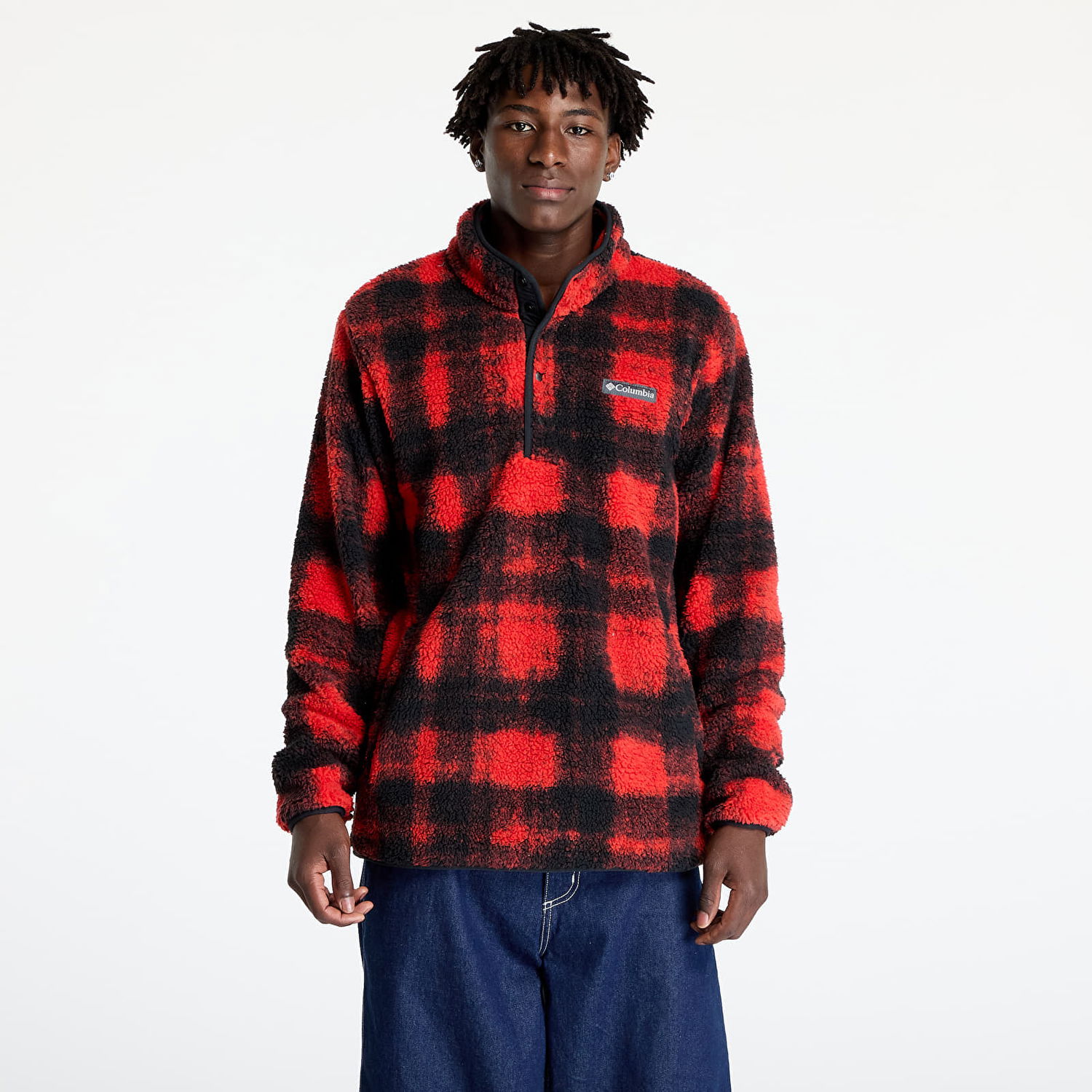 Sweatshirt Columbia Rugged Ridge™ Half Snap Fleece Sail Red Omblur Rød | 2097811698, 0