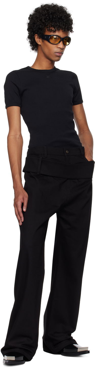 Bukser Courrèges Courrèges Double Belt Jeans Sort | 125DPA287DE0020, 3