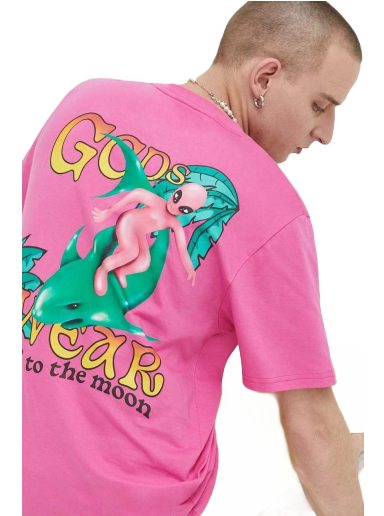 T-shirt GCDS Cotton Tee Lyserød | SS23M130653