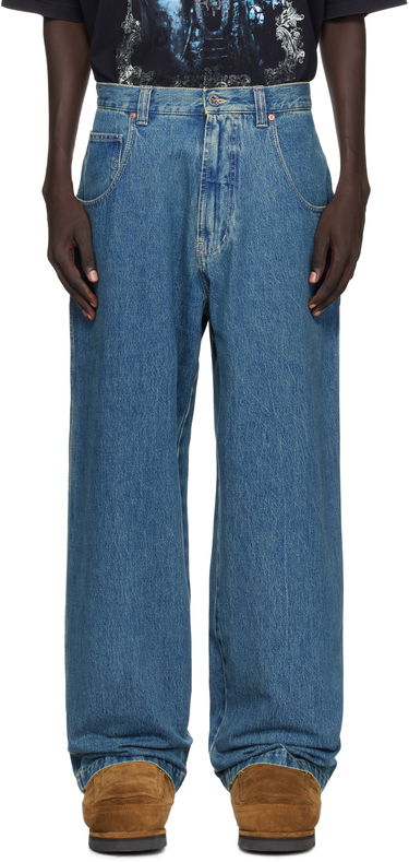 Jeans VETEMENTS Vetements Hip-Hop Jeans Blå | UH76DP250VB, 0