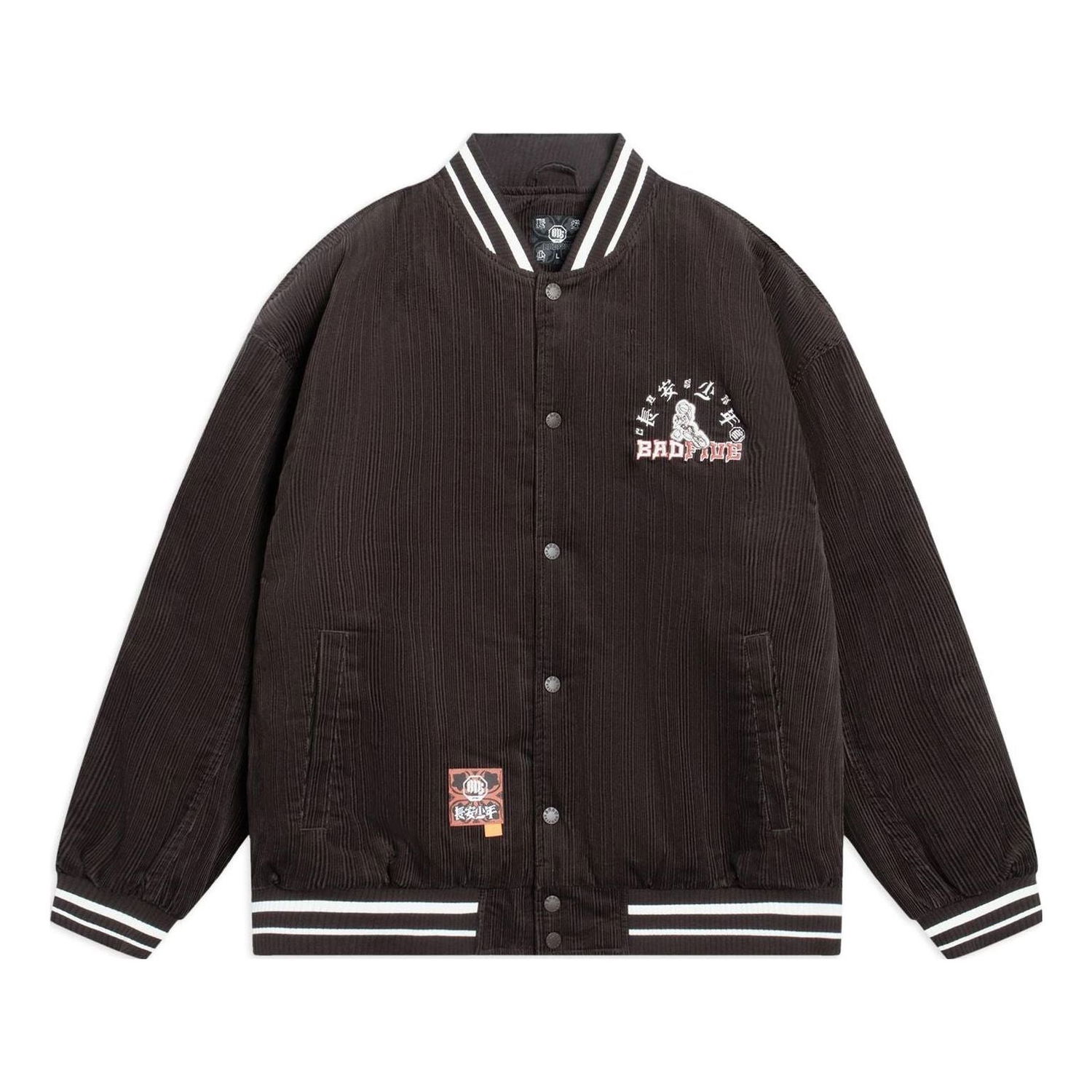 Bomberjakke Li-Ning Graphic Baseball Jacket Sort | AJMS113-3, 0