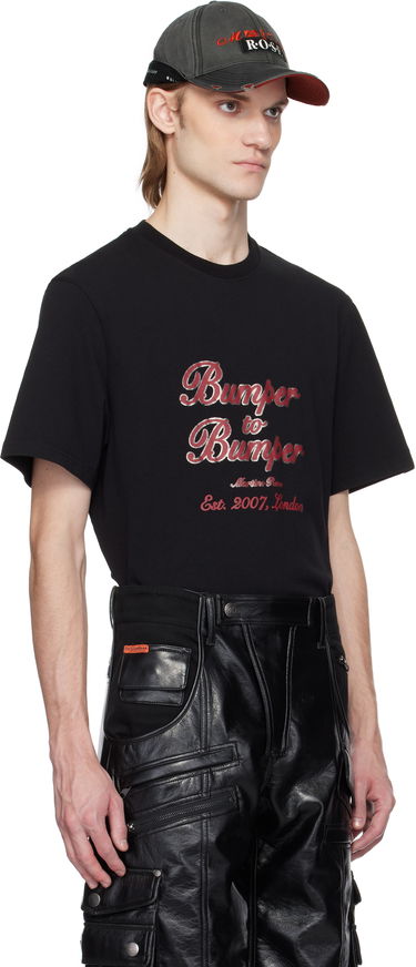T-shirt Martine Rose Martine Rose Bumper to Bumper Classic T-Shirt Sort | 603JE03001E, 1