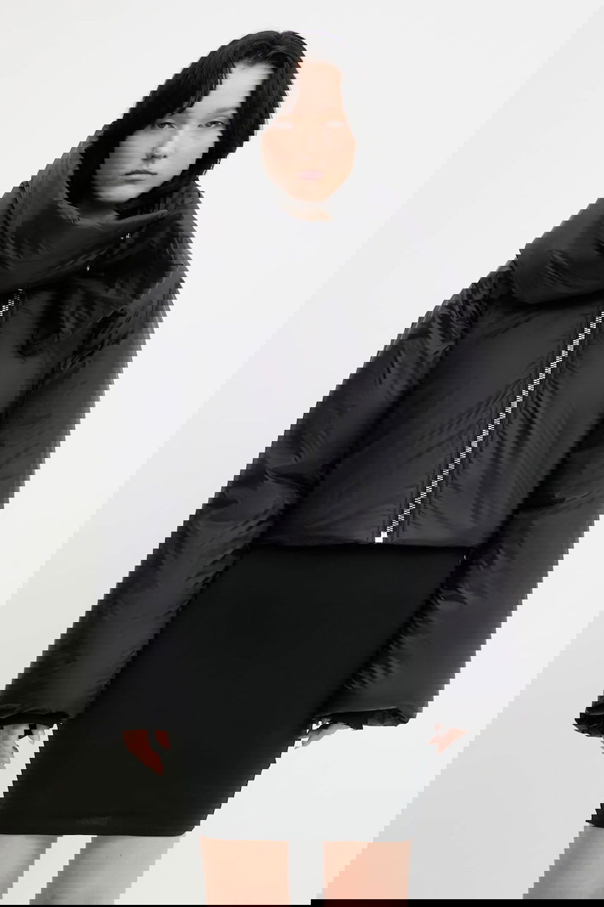 Puffer jakke Rick Owens Rick Owens DRKSHDW Convertible Puffer Jacket Sort | DS02E7727.NP, 0