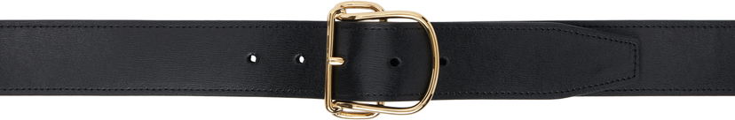 Bælter TOTEME TOTEME Swirl Leather Belt Sort | 252-WAM0046-LE0025