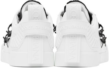 Sneakers og sko Dolce & Gabbana Black Portofino Sneakers Sort | CS1783AJ986, 1