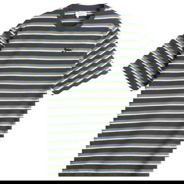 T-shirt MAISON KITSUNÉ Maison Kitsuné Profile Fox Patch Striped Comfort T-Shirt Mørkeblå | OM00103KJ7010-0288, 0