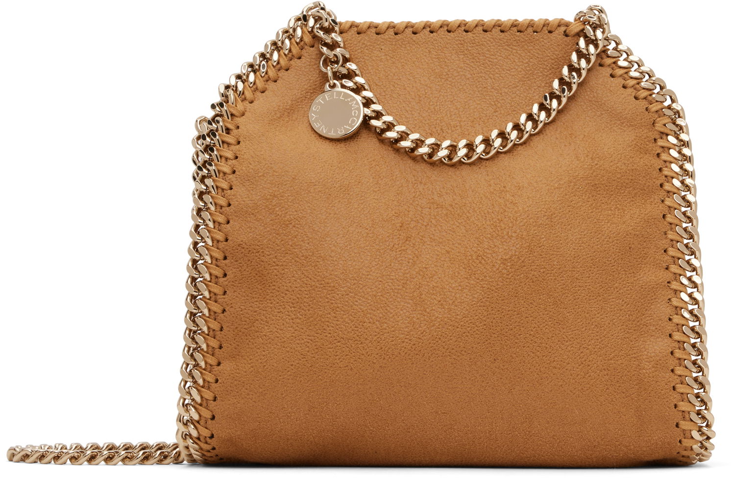 Håndtaske Stella McCartney Stella McCartney Falabella Tiny Chain Bag Brun | 391698WP0404, 0