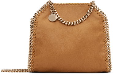 Håndtaske Stella McCartney Stella McCartney Falabella Tiny Chain Bag Brun | 391698WP0404, 0