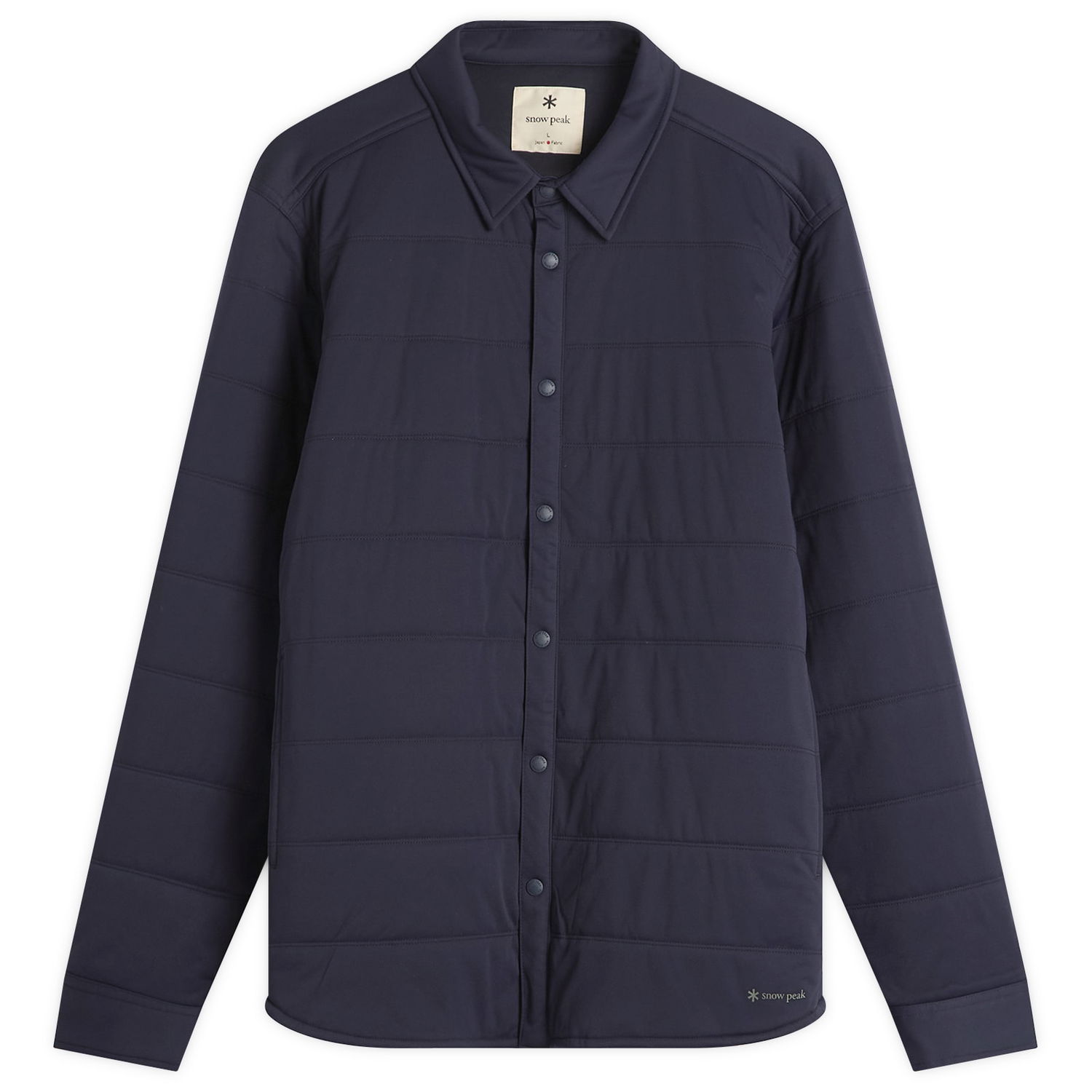 Skjorte Snow Peak Flexible Insulated Shirt Mørkeblå | SW-25AU003-NVY, 0