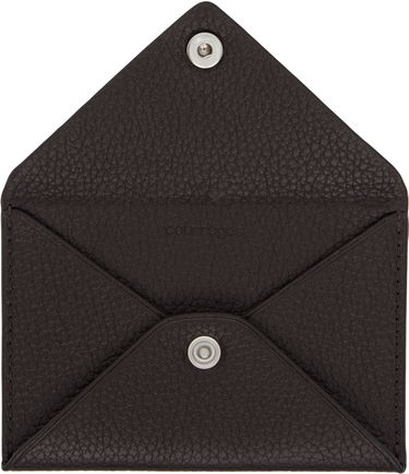 Tegnebog Courrèges Grained Leather Card Holder Brun | 124GPM011CV0016, 2