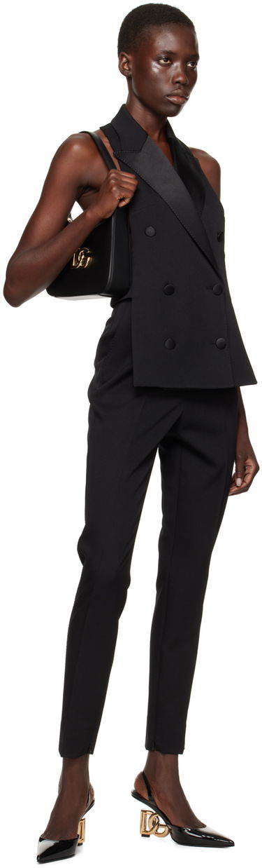 Bukser Dolce & Gabbana Creased Dress Trousers Sort | FTC30T FU28J, 3