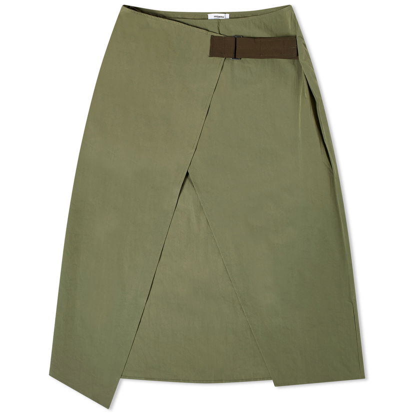 Nederdel Miaou Miaou Solana Midi Wrap Skirt, Size X-Small Grøn | 4053NYLMT