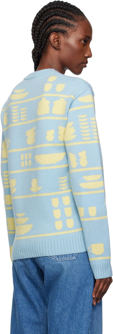 Sweater JW Anderson JW Anderson Crockery Jacquard Sweater Flerfarvet | KW1490-YN0379, 2