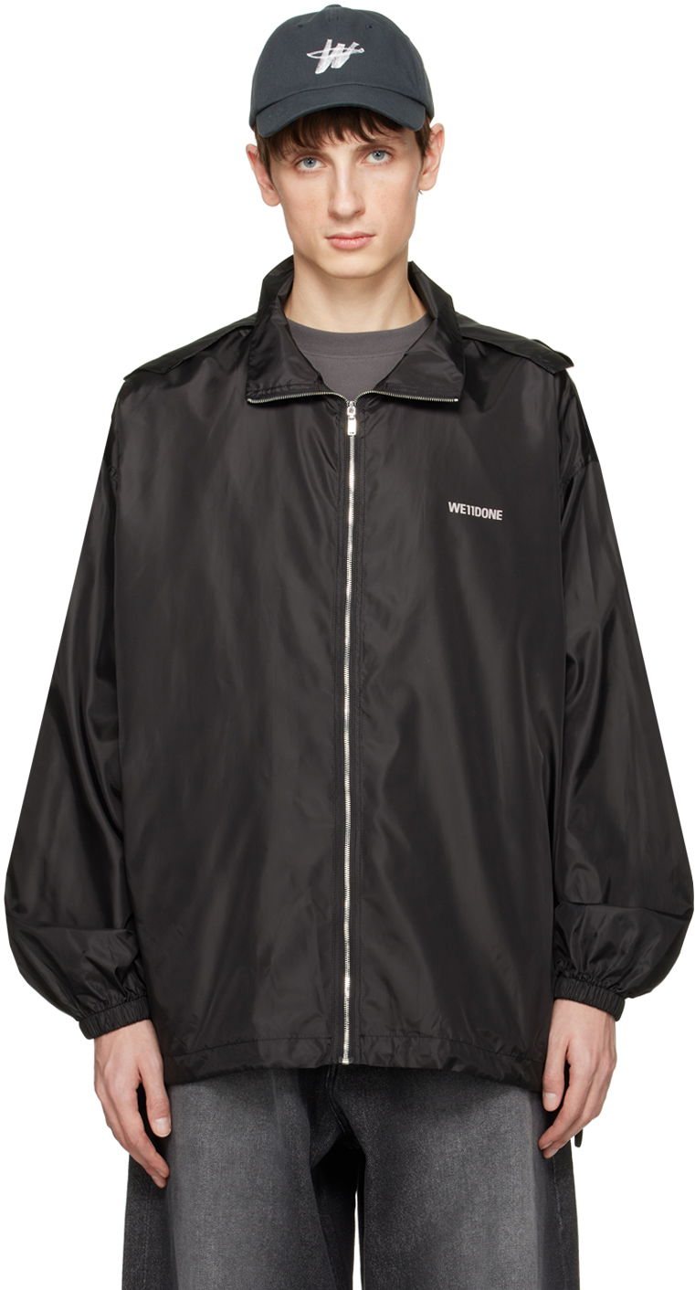 Vindjakke We11done Zip Jacket Sort | WD-JP2-20-901-U-BK
