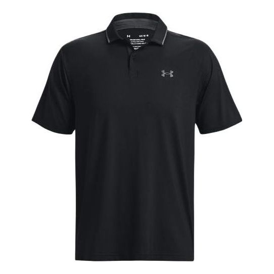 Polo skjorte Under Armour Iso Chill Logo Polo Sort | 1377364-001, 0