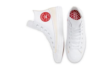 Sneakers og sko Converse Chuck Taylor All Star Split Upper Hvid | 168898C, 3