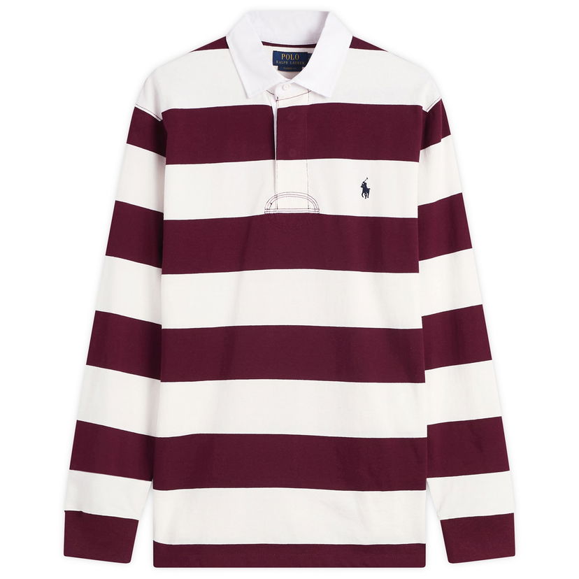 Skjorte Polo by Ralph Lauren Long-Sleeve Striped Rugby Shirt Flerfarvet | 710717116054-MUL