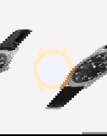 Ur Dolce & Gabbana Dolce & Gabbana Dg7 Gattopardo Watch with Diamonds Metalisk | WWFE2GXGFDAN0000, 0