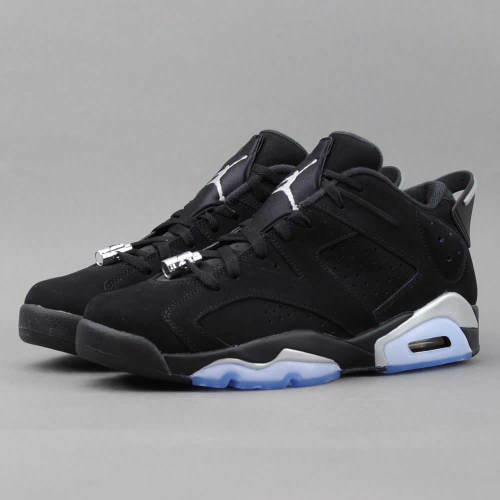 Sneakers og sko Jordan Air Jordan 6 Retro Low ''Chrome'' Sort | 304401-003, 1