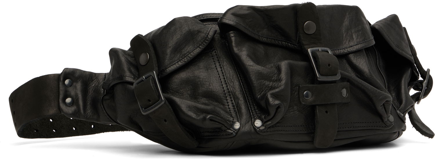 Taljetaske Yohji Yamamoto Shoulder 3Pin Body Belt Bag Sort | HL-I06-777, 1