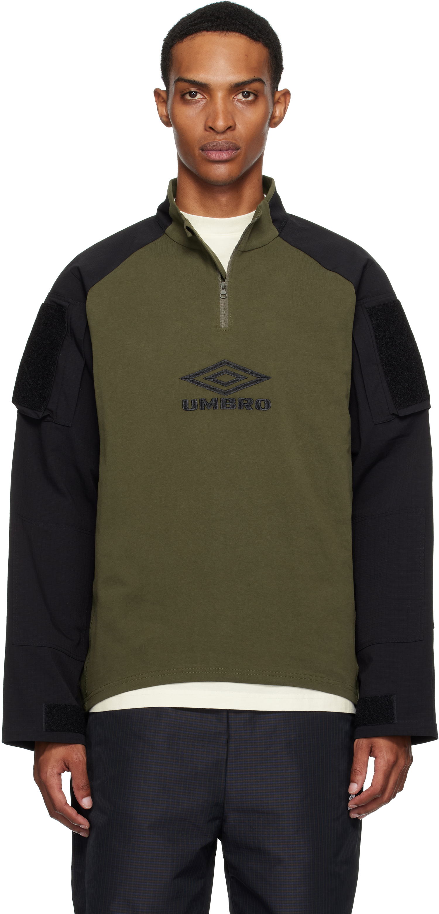 Sweatshirt Umbro Umbro Tactical Half Zip Sweatshirt Grøn | UBMW0254JY68, 0