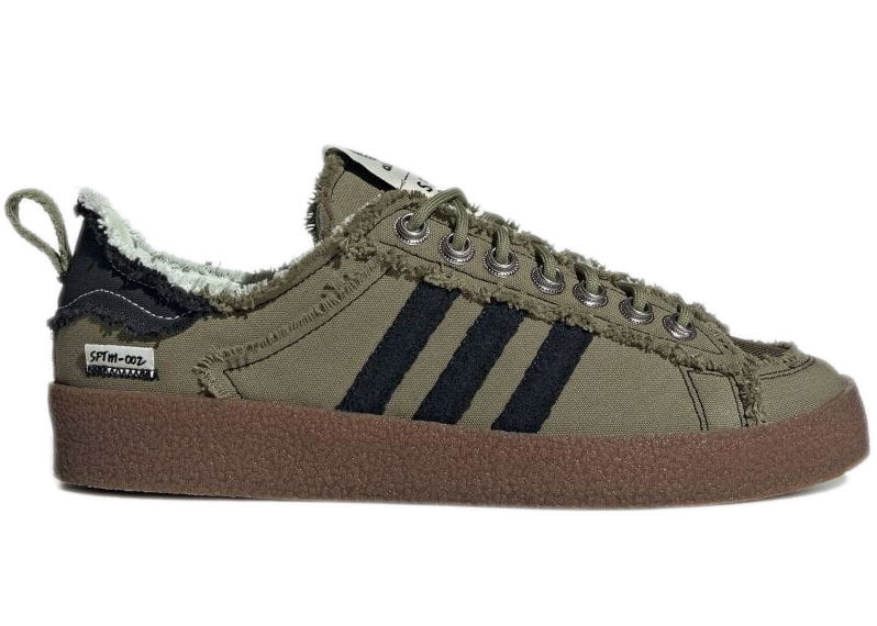 Sneakers og sko adidas Originals SFTM x Campus 80s "Focus Olive" Grøn | ID4792, 1
