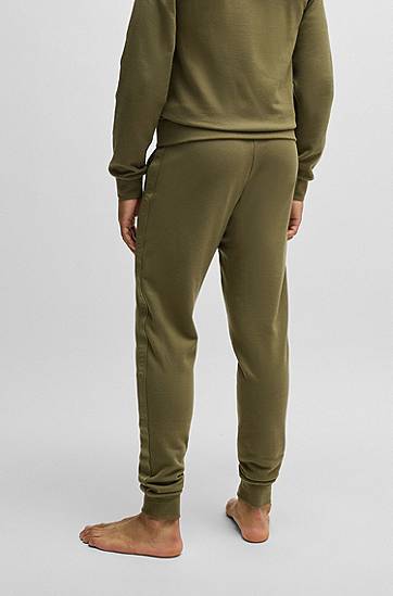 Joggingbukser BOSS Tracksuit Bottoms with Logo Tape Grøn | 50520501, 1