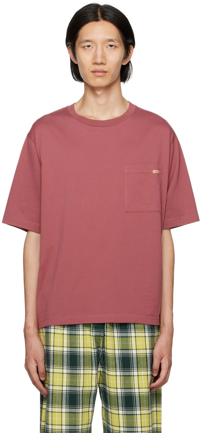 T-shirt Acne Studios Pocket T-Shirt Rød | CL0219-, 0