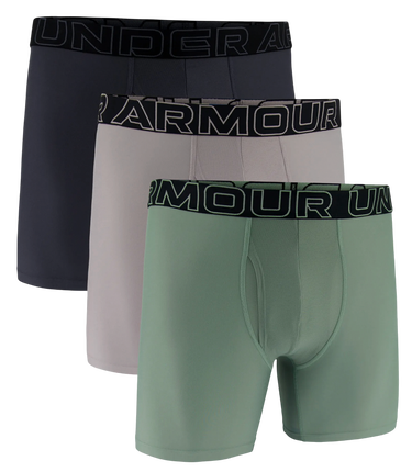 Boksere Under Armour Performance Tech Solid 6-inch Boxer Briefs 3-Pack Flerfarvet | 1383878-009, 0