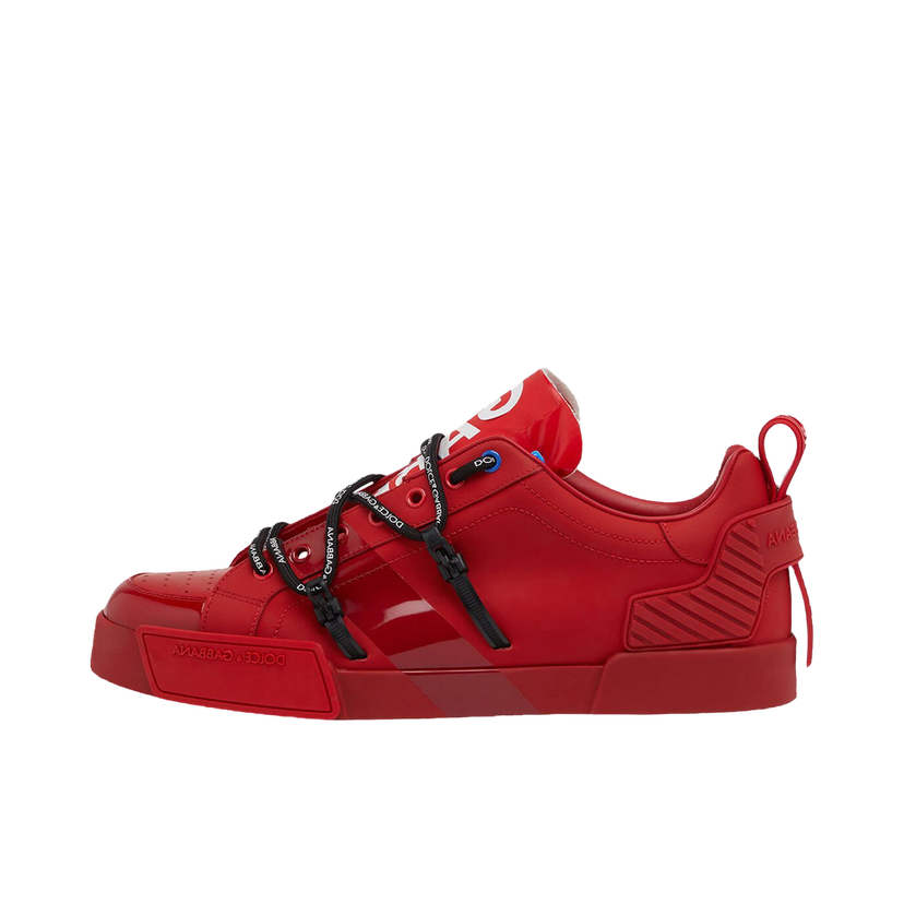 Sneakers og sko Dolce & Gabbana Portofino Strapped Red White Rød | CS1783AJ986_89689