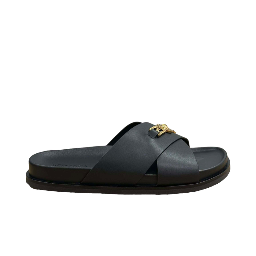 Sneakers og sko Versace Medusa Slide Black Sort | 1014647 1A02195 1B00V
