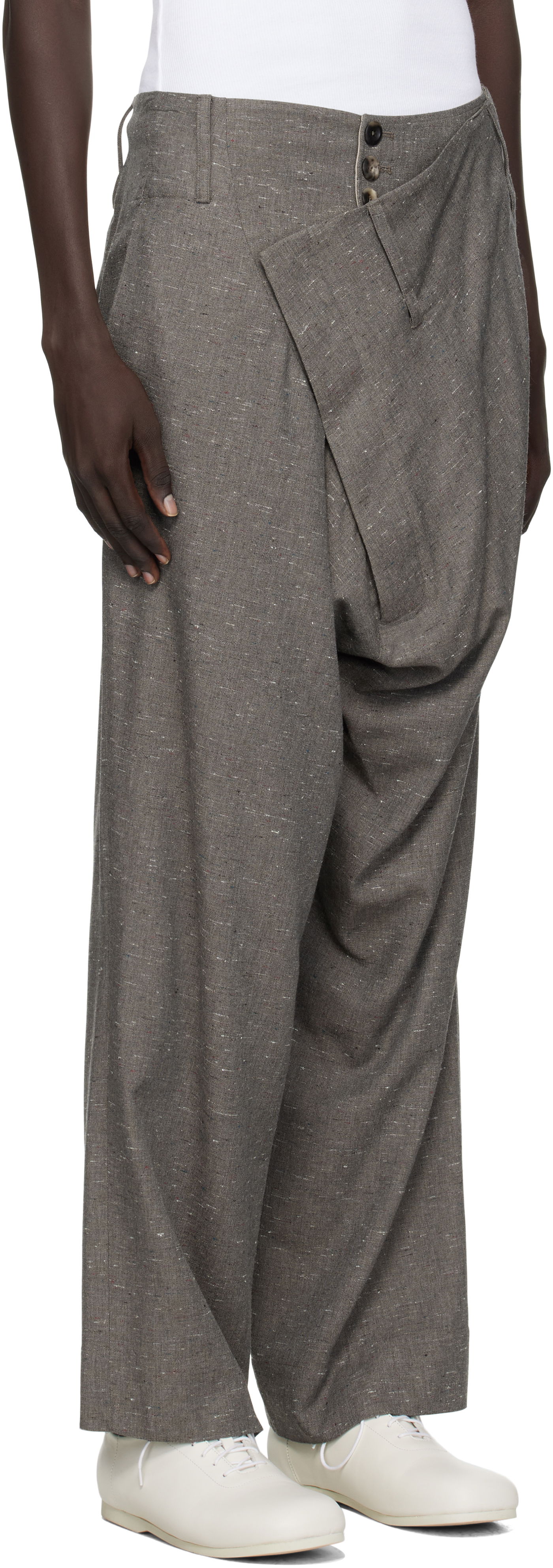 Bukser Vivienne Westwood Vivienne Westwood Inferno Trousers Grå | 2F01001P-W017Q-, 1