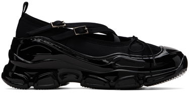Skopleje Simone Rocha Simone Rocha Classic Criss Cross Tracker Ballerinas Sort | HT19 0755, 0