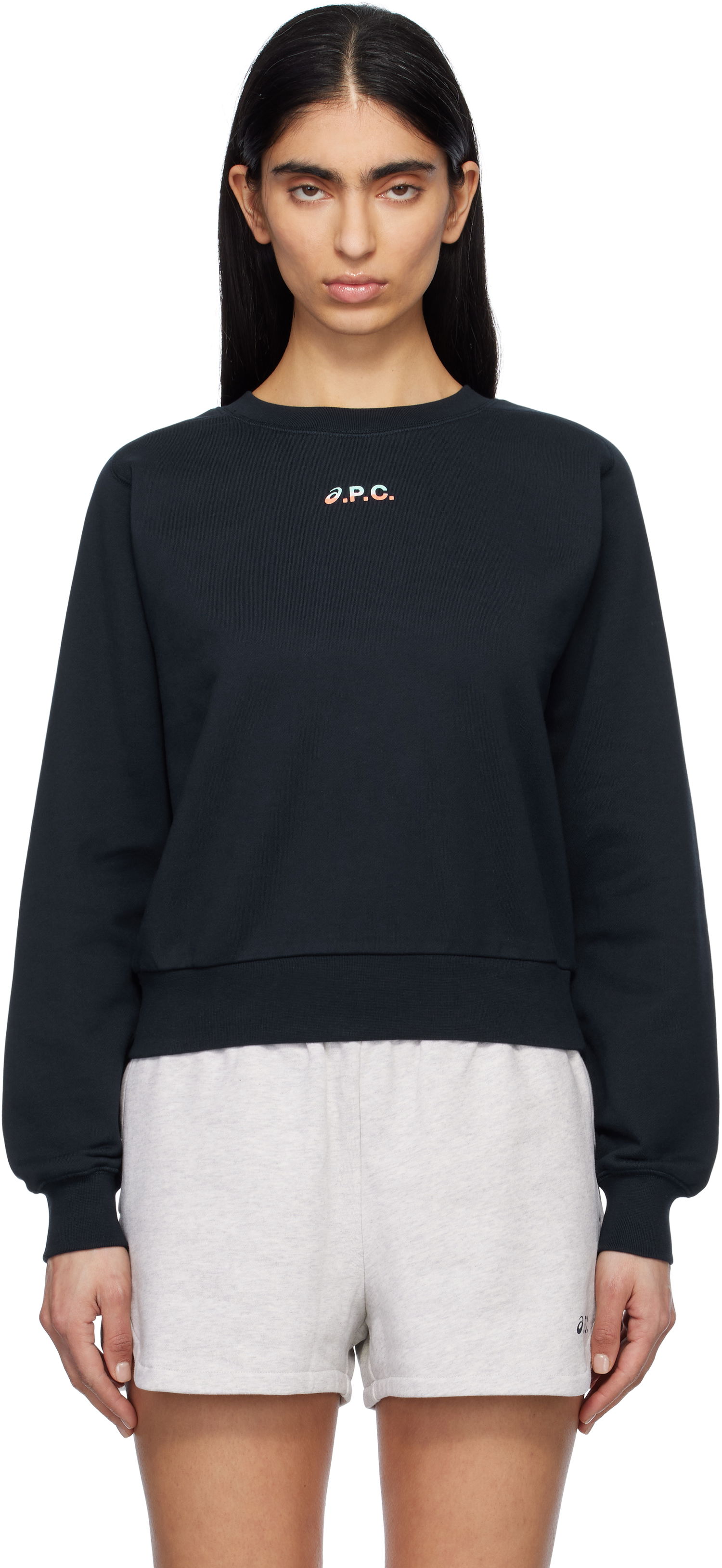 Sweater A.P.C. A.P.C. ASICS Edition Sweatshirt Sort | COEZD-F27959, 0