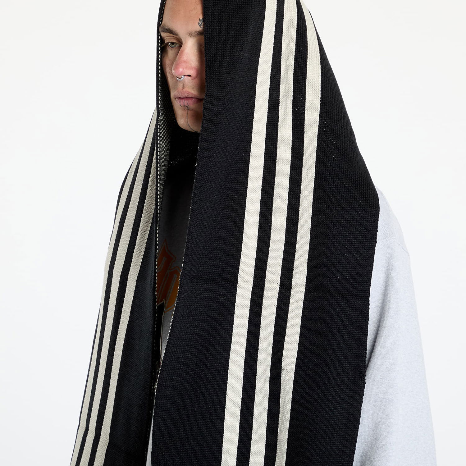 Tørklæde Y-3 Scarf Black OSFA Sort | IY9275, 1