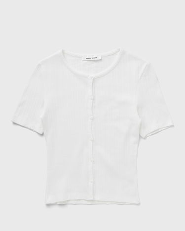 Sweater Samsoe Samsoe Women's Button-Up Cardigan Hvid | F25200028-WHITE, 1