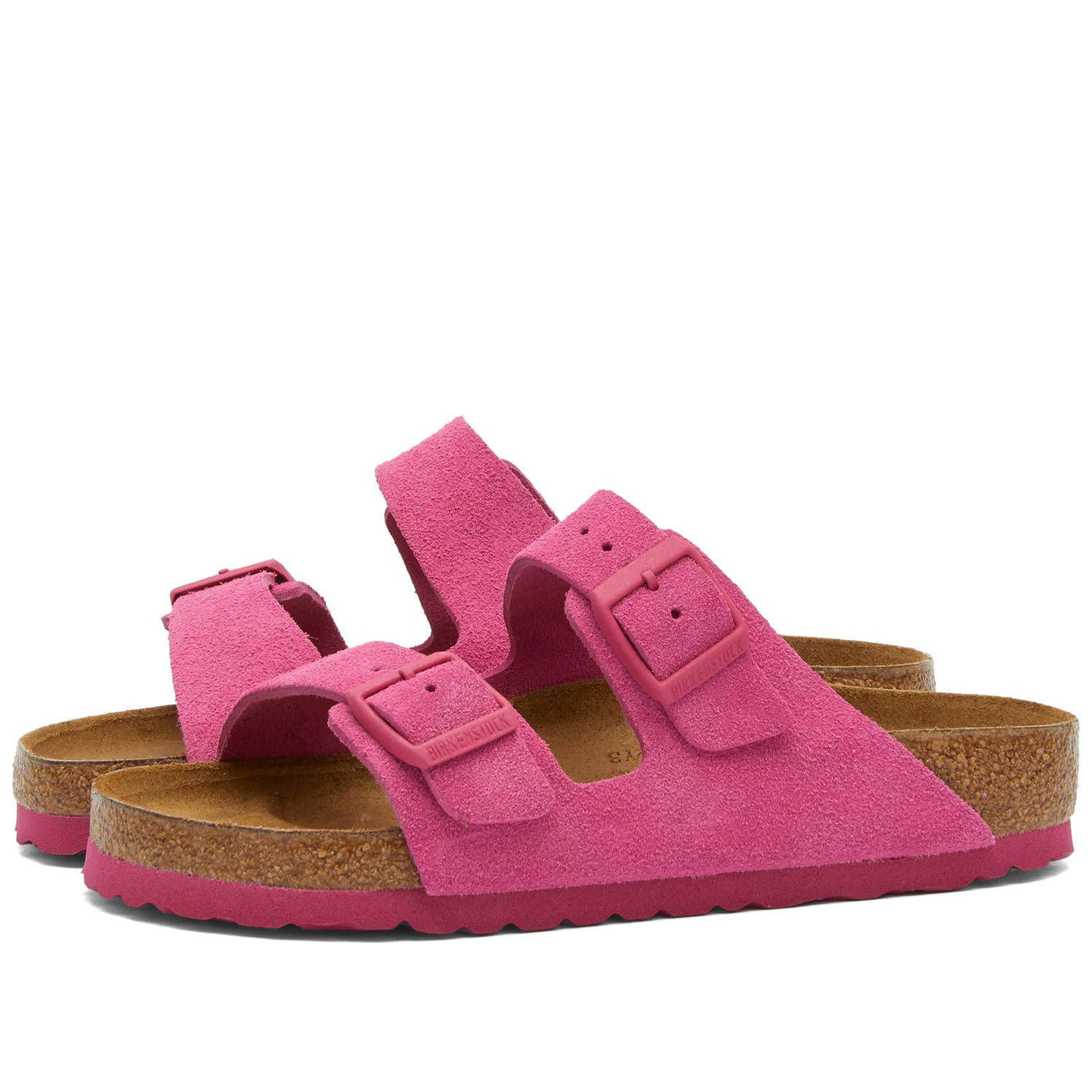Sneakers og sko Birkenstock Women's Arizona Suede in Fuchsia Tulip, Size EU 36 | END. Clothing Lyserød | 1027124, 0