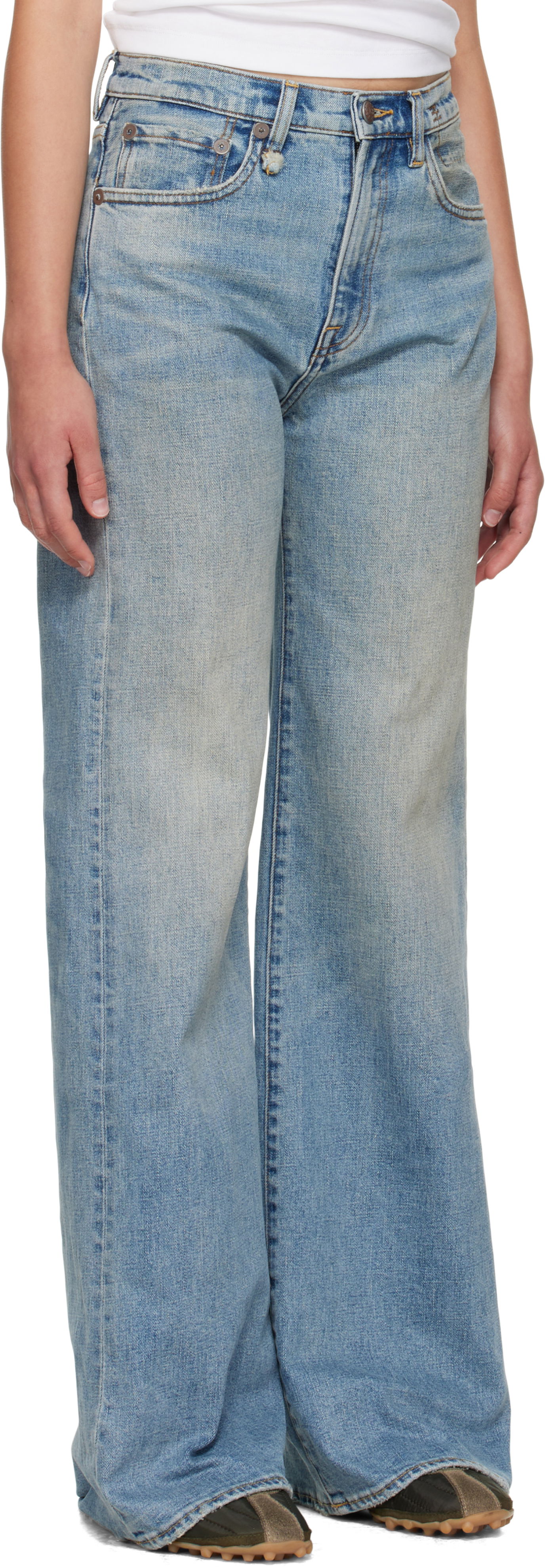 Jeans R13 R13 Straight Leg Jeans Blå | R13WD188-D247A, 1