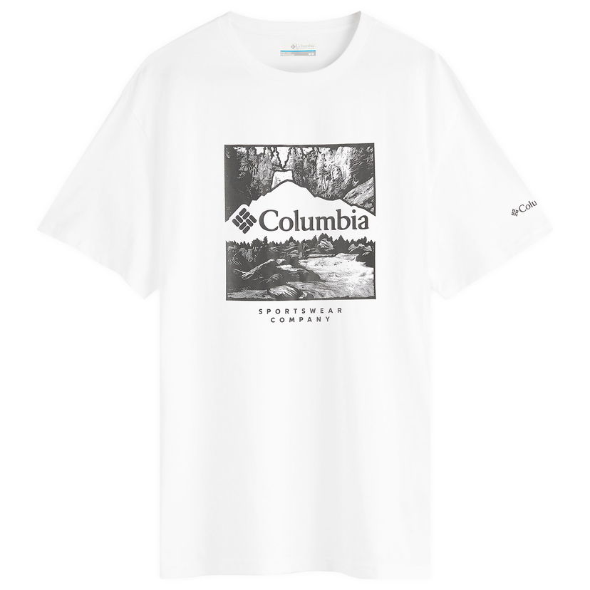 T-shirt Columbia CSC™ Seasonal Logo Graphic T-Shirt, Size Small Hvid | 1991036-109