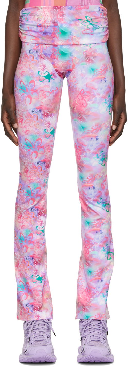 Bukser Collina Strada Collina Strada Sport Printed Pants Lyserød | XX6406