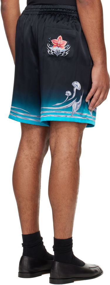 Shorts Casablanca Blades Silk Satin Shorts Flerfarvet | M-AW25-TR-012-04, 2