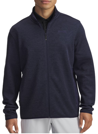 Jakke Under Armour Drive Sweaterfleece Full-Zip Jacket Mørkeblå | 6005672-410, 0
