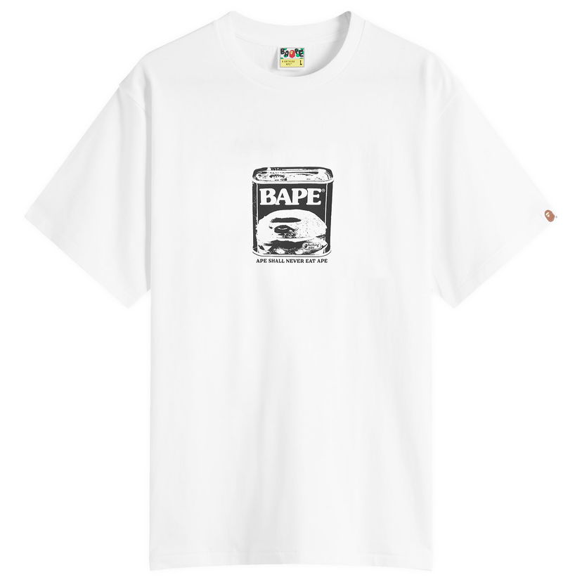 T-shirt BAPE A Bathing Ape Can Food T-Shirt Hvid | 001TEL801336M-WHT
