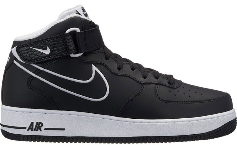 Sneakers og sko Nike Air Force 1 Mid Sort | AQ8650-001, 0