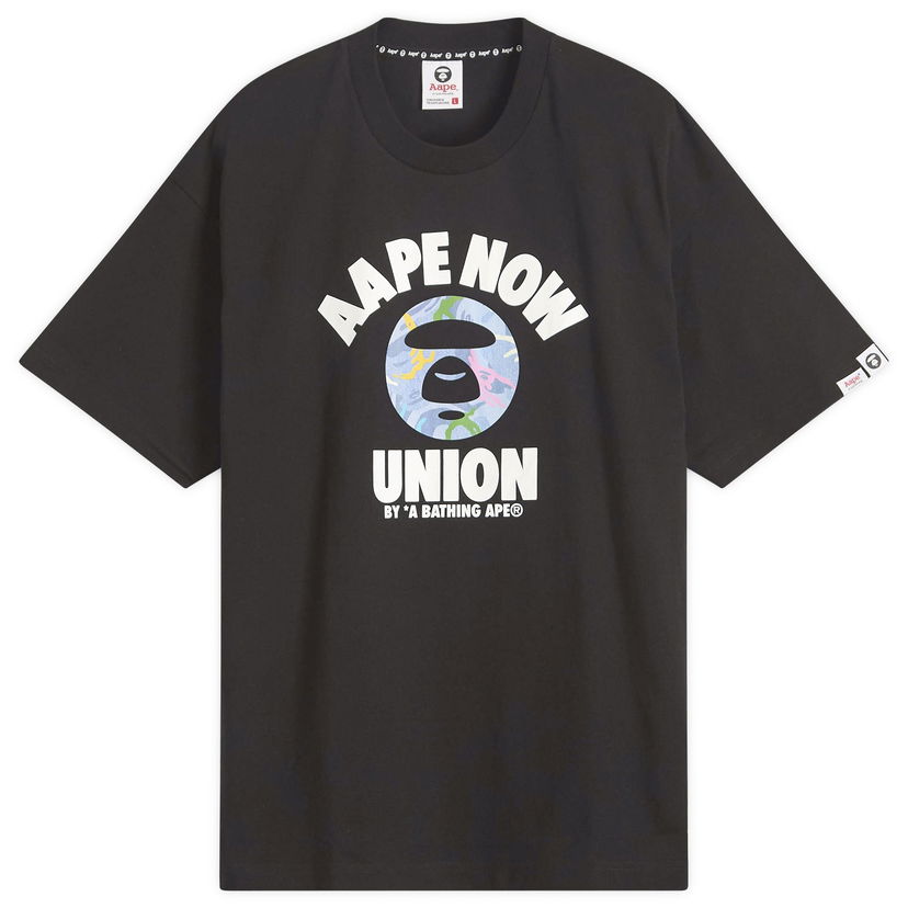 T-shirt AAPE by A Bathing Ape AAPE Union College T-Shirt, Size Large Sort | AAPTEM1643XX-BLK