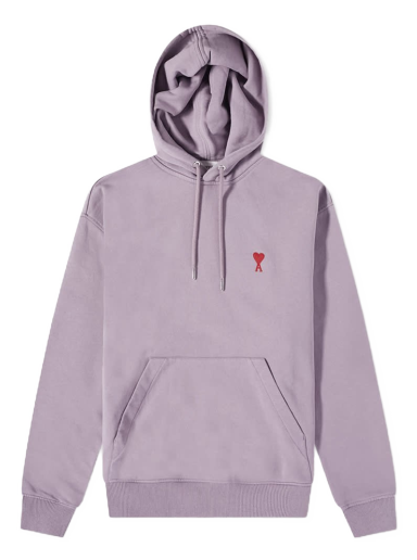 Sweatshirt AMI Small A Heart Popover Hoodie Lilla | USW200-730-503