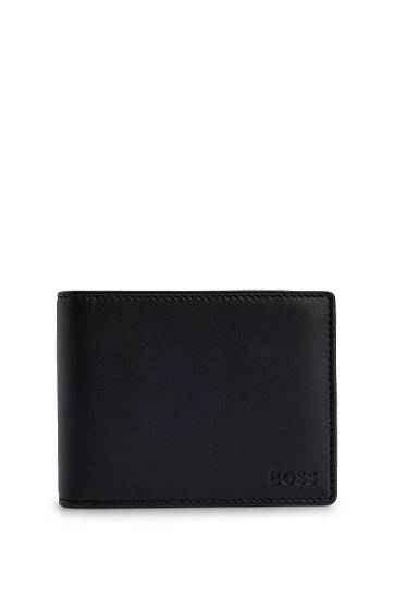 Tegnebog BOSS BOSS Leather Trifold Wallet with Coin Pocket Sort | 50470436