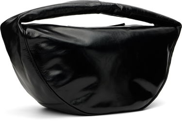 Skuldertaske BY FAR BY FAR Maxi Cush Creased Leather Shoulder Bag Sort | MWBSB022LL002BKPL, 1