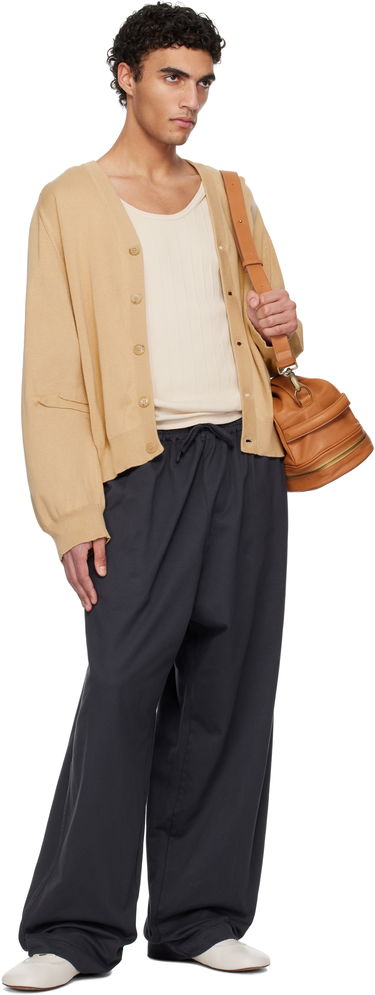 Sweater HED MAYNER Hed Mayner V-Neck Cardigan Beige | HMMA75064A-HA602, 3